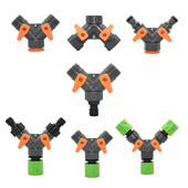 3/4 hüvelykes 2/4 utas kerti tömlőosztó kerti csap Y-típusú öntözőcsatlakozó elosztó kültéri csaphoz