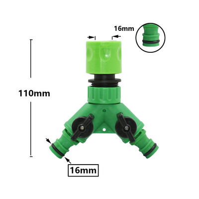 3/4 hüvelykes 2/4 utas kerti tömlőosztó kerti csap Y-típusú öntözőcsatlakozó elosztó kültéri csaphoz