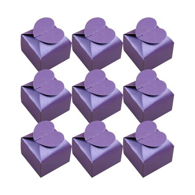 Cutie de bomboane de nuntă în formă de inimă 50 buc. Cutie de cadou pentru prăjituri de ciocolată