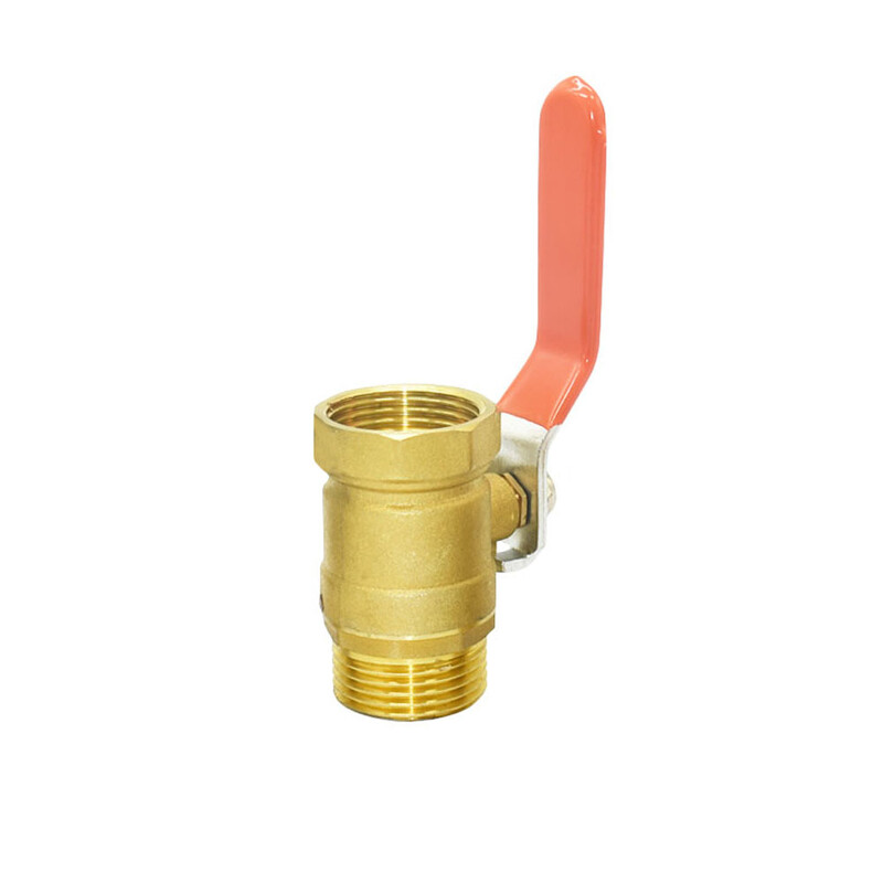 Sárgaréz G1/2 G3/4 G1 Apa menetes csatlakozó golyóscsap réz fém menetes vízcső csatlakozó javítás csap réz szerelvények