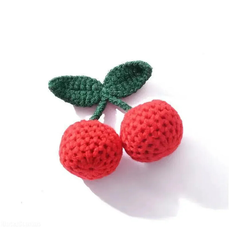 Pletená vlnená priadza, čerešňový háčik, DIY ozdoby, remeselné potreby, oblečenie, klobúk, topánky, kľúčenka, náušnice, dekorácia, prívesok, 10 ks, tkanie