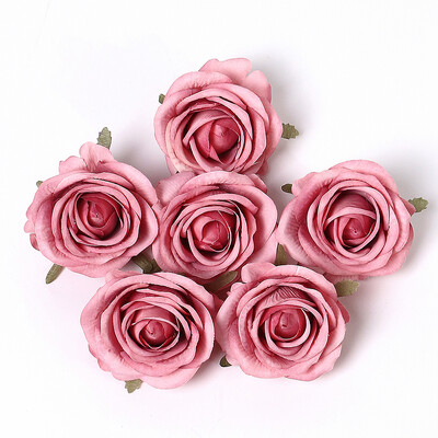 10 τμχ Τριαντάφυλλο Τεχνητά Λουλούδια Μεταξωτό Ψεύτικα Λουλούδια Κεφαλές για Διακόσμηση Σπιτιού Διακόσμηση Γάμου Νυφικά DIY Στολίδια στεφάνι Αξεσουάρ