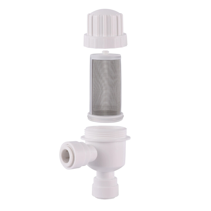 Mikrofiltre s rýchlospojkou 1/4" a 3/8", filtrácia pre záhradný zavlažovací systém, 40 mikrónové filtre s vonkajším priemerom 6,35/9,52 mm, armatúry na čističku potrubí