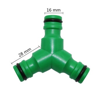 5 τεμ. 1/2\'\' Garden Irrigation Quick Connector Y Τύπος 3 Way Σύνδεσμος σωλήνας κήπου Διαχωριστής εύκαμπτου σωλήνα κήπου Fast Coupling IT192