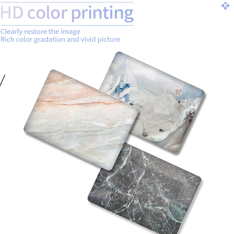 DIY klēpjdatora apvalka klēpjdatora uzlīme marmora vāka mākslas uzlīme 12/13/14/15/17 collu MacBook/HP/Acer/Dell/ASUS/Lenovo