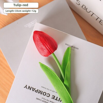 10 buchete de lalele artificiale de înaltă calitate - cu adevărat atingeți flori artificiale, decorațiuni pentru nuntă, casă și petrecere/Crăciun perfect