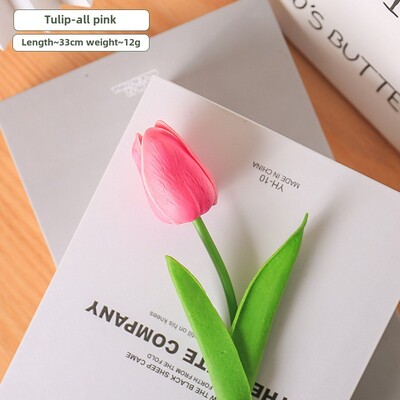 10 buchete de lalele artificiale de înaltă calitate - cu adevărat atingeți flori artificiale, decorațiuni pentru nuntă, casă și petrecere/Crăciun perfect