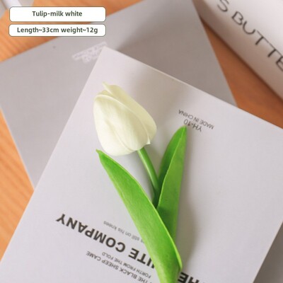 10 buchete de lalele artificiale de înaltă calitate - cu adevărat atingeți flori artificiale, decorațiuni pentru nuntă, casă și petrecere/Crăciun perfect