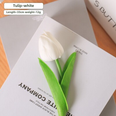 10 buchete de lalele artificiale de înaltă calitate - cu adevărat atingeți flori artificiale, decorațiuni pentru nuntă, casă și petrecere/Crăciun perfect