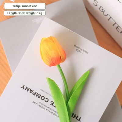 10 buchete de lalele artificiale de înaltă calitate - cu adevărat atingeți flori artificiale, decorațiuni pentru nuntă, casă și petrecere/Crăciun perfect