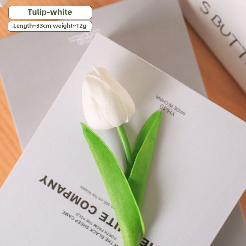 10 buchete de lalele artificiale de înaltă calitate - cu adevărat atingeți flori artificiale, decorațiuni pentru nuntă, casă și petrecere/Crăciun perfect