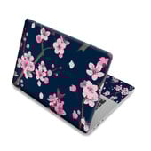 Autocolant universal pentru capac cu flori pentru laptop, piele pentru laptop, vinil, decorare DIY, 13,3"14"15,6"17,3" pentru Macbook/Lenovo/Asus/Hp/Acer
