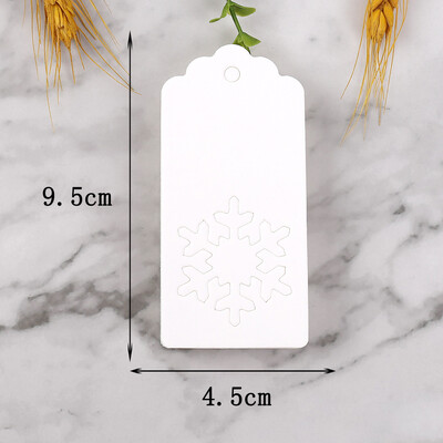 50db Vágott szarvasfa hó papír címkék karácsonyi ajándék címke cukorka süti táska dobozos akasztós címkék karácsonyi dekorációs kellékekhez