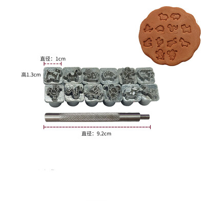 Грънчарски печат Керамична резба Печатащ инструмент Релефен текстурен блок с флорални мотиви за моделиране на полимерна глина Релефно изработване Доп.