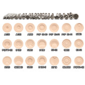 1 kom Alati za žigosanje kože Ispisni alati Set čeličnih pečata Alat za izradu sedla za rezbarenje za DIY rad