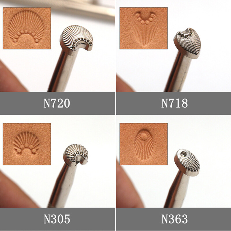 1 kom Alati za žigosanje kože Ispisni alati Set čeličnih pečata Alat za izradu sedla za rezbarenje za DIY rad