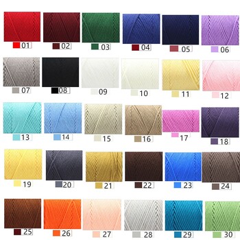 Pure Color Series Lover Yarn 100g Milk Βαμβακερά Νήματα Μάλλινο νήμα 8 στρώσεων Κλωστή για πλέξιμο Κασκόλ μαλλί Χειροποίητα DIY Κασκόλ Δώρο