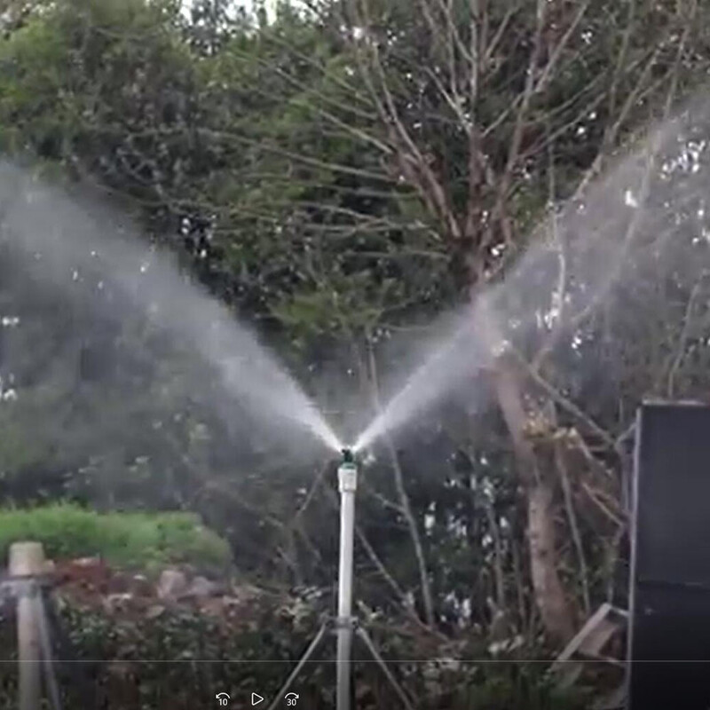 Stropitor de impact cu balansoar cu țepi reglabil pentru grădină, duză de udare, irigarea gazonului, udare, jet rotativ de 360 de grade