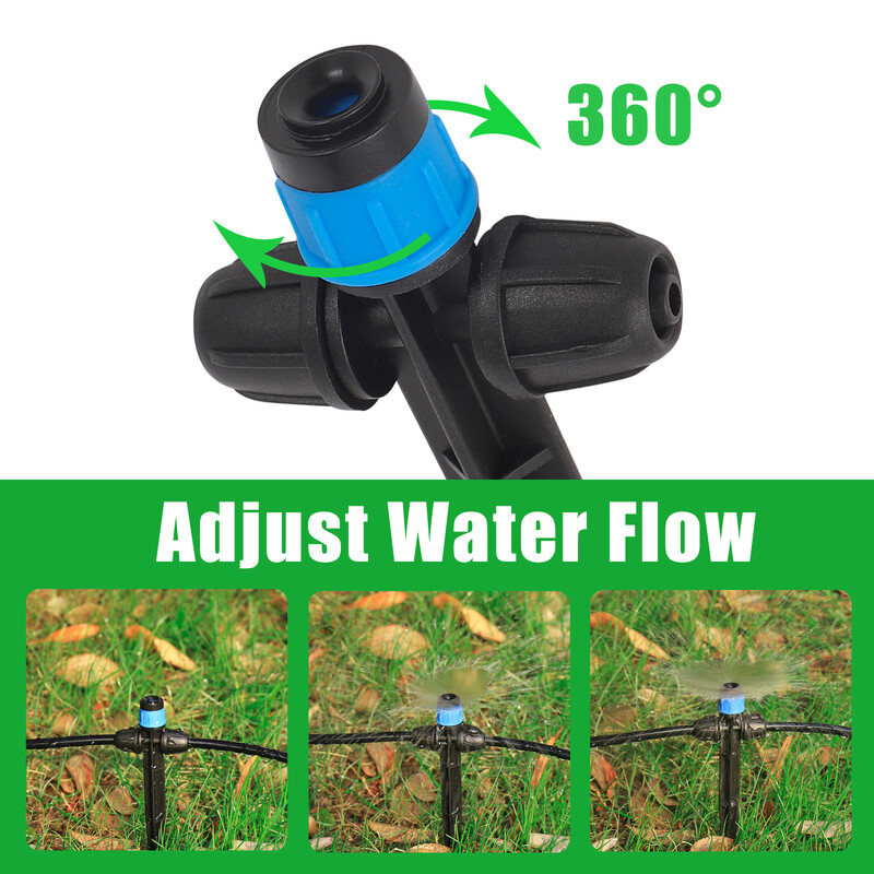 10/30 db tüskés csepegtető locsoló 8 lyukú cseppkibocsátó körben szórható locsoló kerti virág öntöző öntöző kellékek