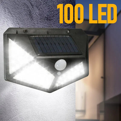 Solar Led kültéri dekorációhoz Napelemes kerti lámpák kemping otthon fali világítás erkély világítás dekoráció szerelvény panel vízálló