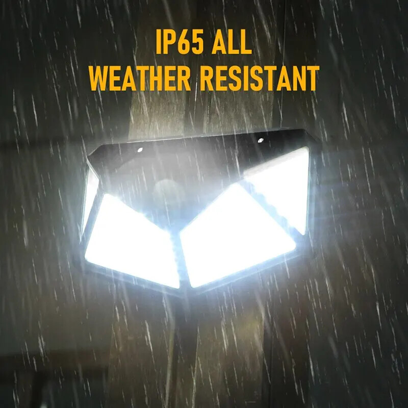 Solar Led kültéri dekorációhoz Napelemes kerti lámpák kemping otthon fali világítás erkély világítás dekoráció szerelvény panel vízálló