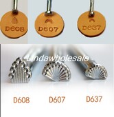 Japonský tlačiarenský nástroj D637/D607, kožená pečiatka, nástroj na razenie za tepla