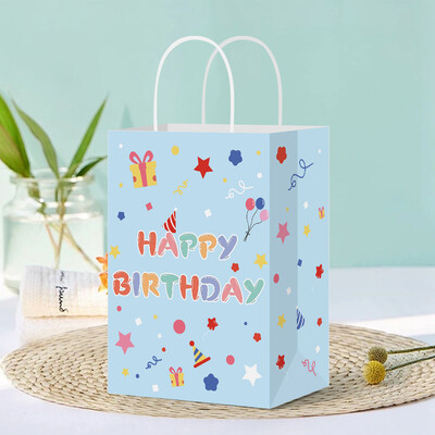 10 bucăți ursuleț drăguț geantă de hârtie kraft geantă pentru petrecere de naștere pentru baby shower, bomboane, pachete de prăjituri, saci pentru decorațiuni de nuntă, saci pentru gustare