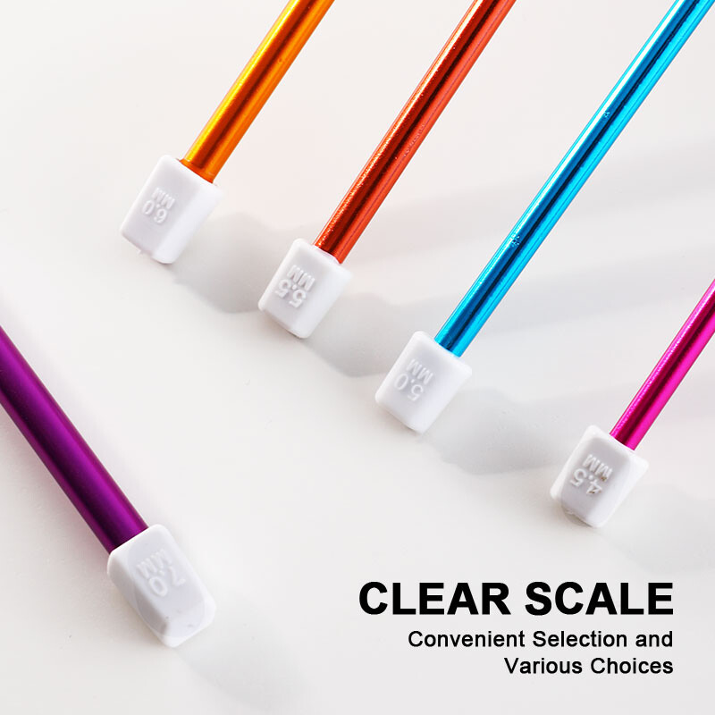 Forró 11 db tunéziai/afgán horgolótűk, többszínű alumínium horgolótűk, varrókészletek, barkácsolás, szerszámkészlet, 2,0-8,0 mm