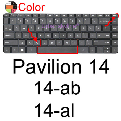 HP Pavilion x360 14 tastatūras vāciņš 14-cd 14-bf 14-by 14-ca 2 in 1 14-e 14-r 14-n 14-vb g4 m4 silikona aizsargplēve