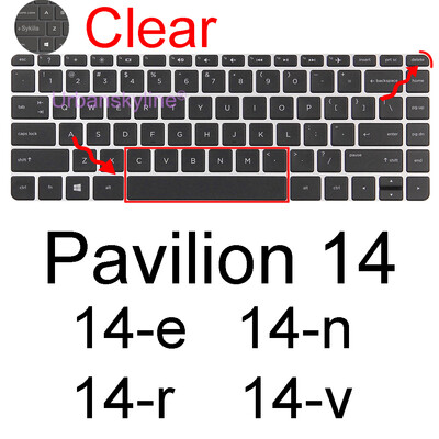 HP Pavilion x360 14 tastatūras vāciņš 14-cd 14-bf 14-by 14-ca 2 in 1 14-e 14-r 14-n 14-vb g4 m4 silikona aizsargplēve