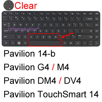 HP Pavilion x360 14 tastatūras vāciņš 14-cd 14-bf 14-by 14-ca 2 in 1 14-e 14-r 14-n 14-vb g4 m4 silikona aizsargplēve