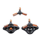 Ρυθμιζόμενοι περιστροφικοί ψεκαστήρες 3 βραχιόνων 360 μοιρών Garden Agriculture Lawn Grass Irigation Αυτόματα περιστρεφόμενα ακροφύσια ποτίσματος