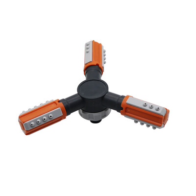 Ρυθμιζόμενοι περιστροφικοί ψεκαστήρες 3 βραχιόνων 360 μοιρών Garden Agriculture Lawn Grass Irigation Αυτόματα περιστρεφόμενα ακροφύσια ποτίσματος