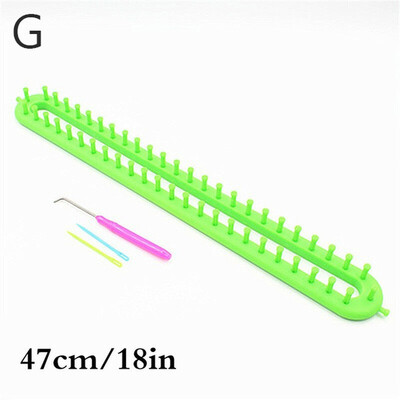 1 szett 4 méretű hordozható sál, szövőszék, műanyag barkács, kézműves pompon sapka zokni kötőtű szövőeszköz varrás kiegészítők