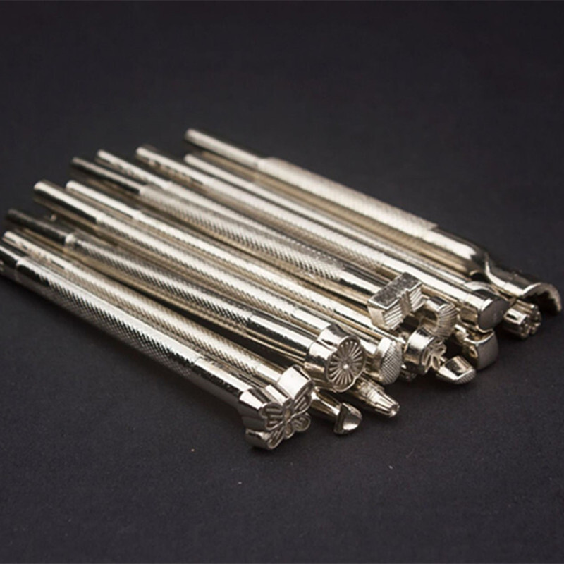 DIY kožni alati za rezbarenje 16 komada i 20 komada od nehrđajućeg čelika za utiskivanje pečata Alat za kožu Kožni alati zanatskih pečata