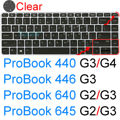 Κάλυμμα πληκτρολογίου για HP ProBook 445 G10 440 G9 640 G8 G7 G6 G5 645 G4 G3 G2 X360 G1 Σιλικόνη Προστατευτική θήκη για δέρμα 14