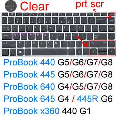 Κάλυμμα πληκτρολογίου για HP ProBook 445 G10 440 G9 640 G8 G7 G6 G5 645 G4 G3 G2 X360 G1 Σιλικόνη Προστατευτική θήκη για δέρμα 14