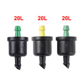 20db 20l 30l 40l mini nyomású automatikus kompenzáló csepegtető állandó áramlású kerti csepegtető öntözés szabályozó kibocsátó víztakarékos