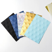Reljefs Zvaigžņu logotips Fona 3D Reljefs Mape DIY Scrapbooking Pievienojot tekstūras papīra amatniecības kartītes trafaretu2024 Jauns
