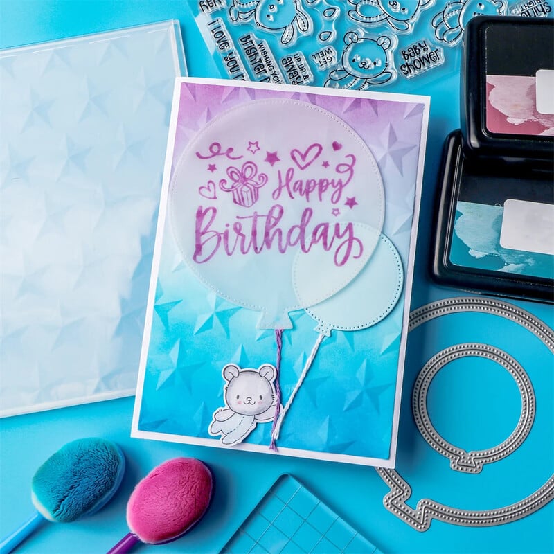 Reljeefsete tähtede vigurlogo taustaga 3D reljeefne kaust isetegemiseks väljalõigete tegemiseks Tekstuuri lisamine paberist käsitöökaardi šabloon2024 Uus