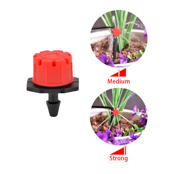 20Pcs Irrigation Dripper Inserting Ground 4/7mm Hose Garden Watering Vortex Sprinkler Garden Water Irigation System