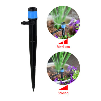 20Pcs Irrigation Dripper Inserting Ground 4/7mm Hose Garden Watering Vortex Sprinkler Garden Water Irigation System