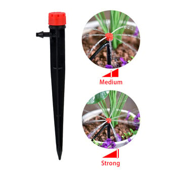 20Pcs Irrigation Dripper Inserting Ground 4/7mm Hose Garden Watering Vortex Sprinkler Garden Water Irigation System