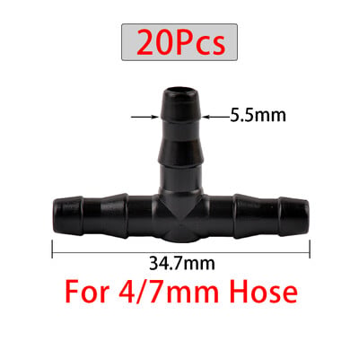 20 ks zavlažovacích kvapiek, vkladanie do zeme 4/7 mm hadice, záhradný zavlažovací vírový zavlažovací systém