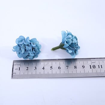 5/10/20Pcs Artificial Mini Flower Hydrangea Head For Crafts Γαρύφαλλο πάρτι σπιτιού Δωμάτιο γάμου Χριστουγεννιάτικα DIY Στεφάνια Διακόσμηση