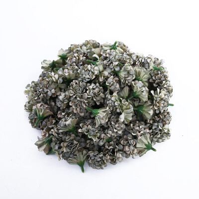 5/10/20 db Mesterséges mini hortenzia virágfej kézműves munkákhoz Szegfűparti Otthoni szoba Esküvő Karácsonyi barkács koszorúk dekoráció
