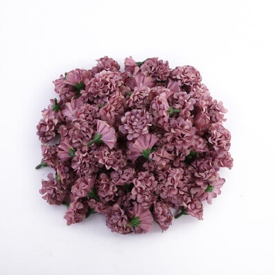 5/10/20 db Mesterséges mini hortenzia virágfej kézműves munkákhoz Szegfűparti Otthoni szoba Esküvő Karácsonyi barkács koszorúk dekoráció