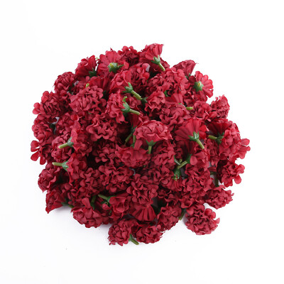 5/10/20 db Mesterséges mini hortenzia virágfej kézműves munkákhoz Szegfűparti Otthoni szoba Esküvő Karácsonyi barkács koszorúk dekoráció