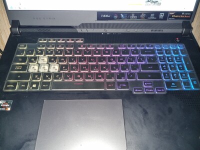 TPU klēpjdatora tastatūras vāciņa ādas aizsargs Asus ROG Strix Scar 17 SE (2022) g733qs g733qr g733ZM g733ZW g733ZX g733Z 17,3 collas