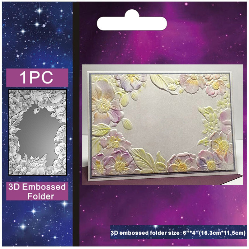 2024 Uus kaarekujuline roos, 3D reljeefne kaust Scrapbooking Tool Dies Materjalid DIY käsitöötarbed Fotoalbumi Dekoratsioonikaardi taust